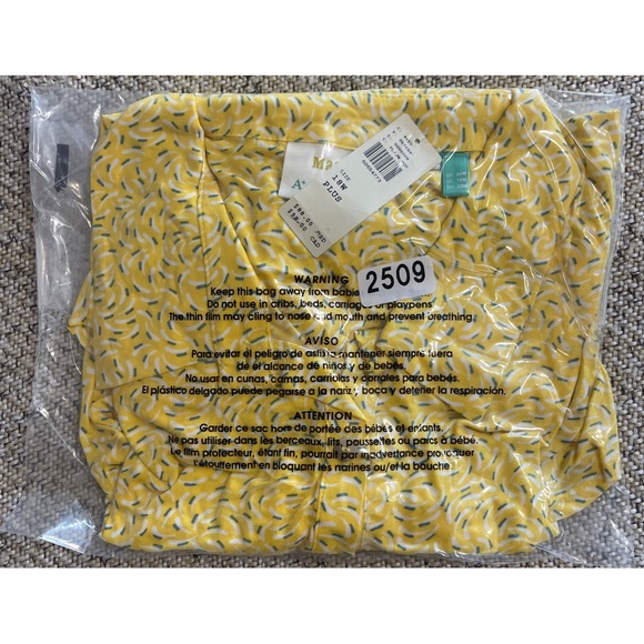 Anthropologie Maeve Blithe Button Down Blouse in Yellow SZ 18W - Picture 13 of 15